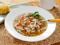 Супа от патешки дреболии и месо - снимка на рецептата